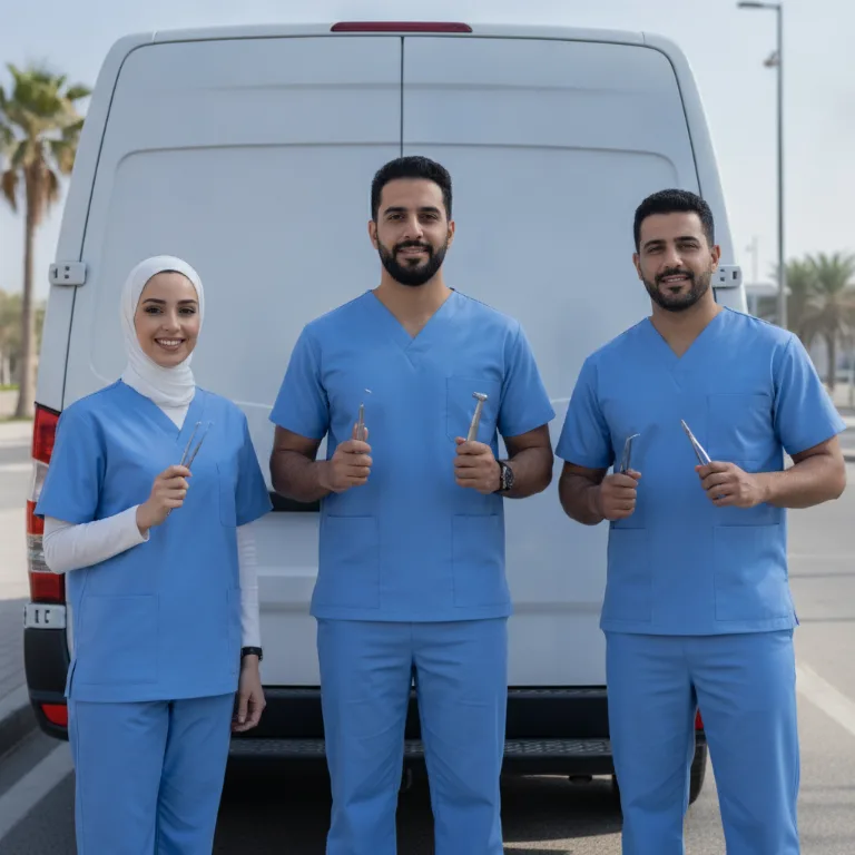 Dentist team in Dubai Investments Park